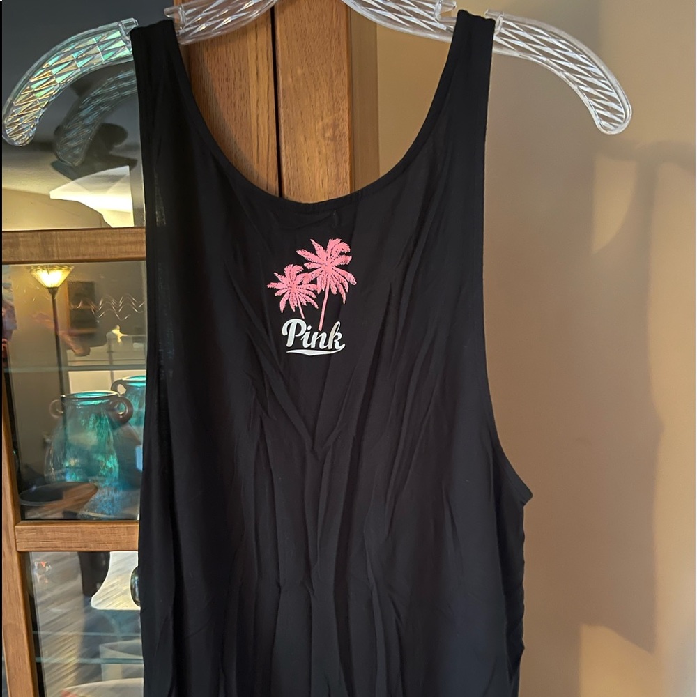 PINK resting beach face tank top - Picture 5 of 5